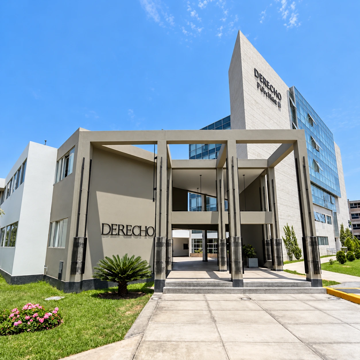 Acceso al Auditorio de Derecho